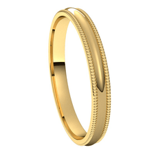 Yellow-Gold-2.5mm-Standard-Comfort-Fit-Milgrain-Edge-Wedding-Band-Side-View2 Yellow-Gold-2.5mm-Standard-Comfort-Fit-Milgrain-Edge-Wedding-Band-Side-View2