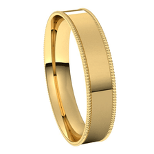 Yellow-Gold-4mm-Flat-Comfort-Fit-Milgrain-Edge-Wedding-Band-Side-View1 Yellow-Gold-4mm-Flat-Comfort-Fit-Milgrain-Edge-Wedding-Band-Side-View1