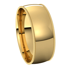 Yellow-Gold-7mm-Lightweight-Comfort-Fit-Milgrain-Edge-Wedding-Band-Side-View1 Yellow-Gold-7mm-Lightweight-Comfort-Fit-Milgrain-Edge-Wedding-Band-Side-View1
