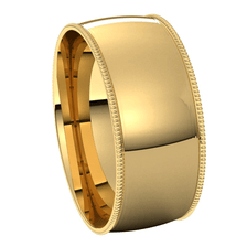 Yellow-Gold-8mm-Lightweight-Comfort-Fit-Milgrain-Edge-Wedding-Band-Side-View2 Yellow-Gold-8mm-Lightweight-Comfort-Fit-Milgrain-Edge-Wedding-Band-Side-View2