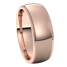 Rose-Gold-7mm-Half-Round-Comfort-Fit-Rope-Edge-Wedding-Band-Side-View1 Rose-Gold-7mm-Half-Round-Comfort-Fit-Rope-Edge-Wedding-Band-Side-View1