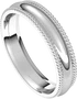 Sterling-Silver-4mm-Half-Round-Comfort-Fit-Beaded-Edge-Wedding-Band-Side-View2