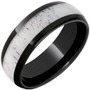 Black-Diamond-Ceramic-Domed-8mm-4mm-Center-Antler-Inlay-Wedding-Band-Side-View1