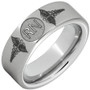 Serinium-Pipe-Cut-8mm-Laser-Engraved-Caduceus-and-Registered-Nurse-RN-Initials-Wedding-Band-Side-View1