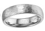 Hammered-Dome-Brushed-Finish-Comfort-Fit-Tungsten-Wedding-Band-Horizontal-View2