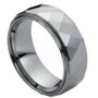 Tungsten-Ring-Faceted-Design-6mm-or-8mm-Wide-Wedding-Band-Full-View-2