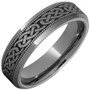 Rugged-Tungsten-Beveled-Edge-6mm-Comfort-Fit-with-3KM-Celtic-Laser-Engraving-Wedding-Band-Full-View