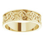Celtic Gold Wedding Band-Side-View4