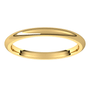 Yellow-Gold-2mm-Standard-Half-Round-Comfort-fit-Wedding-Band-Horizontal-View