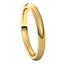 Yellow-Gold-2.5mm-Standard-Half-Round-Comfort-fit-Wedding-Band-Side-View2