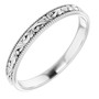 Ladies-White,-Yellow,-or-Rose-Gold-Sculptured-Design-with-Milgrain-Edge-3.2mm-Wedding-Band-Side-View1