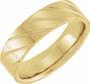 White,-Yellow,-or-Rose-Gold-Diagonal-Groove-Design-6mm-Wedding-Band-Side-View2