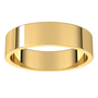 Yellow-Gold-5mm-Lightweight-Comfort-Fit-Flat-Wedding-Band-Horizontal-View