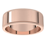 Rose-Gold-7mm-Flat-Standard-Milgrain-Edge-Wedding-Band-Horizontal-View