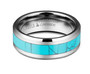 Turquoise-Inlay-8mm-Comfort-Fit-Tungsten-Wedding-Band-Horizontal-View