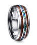 Hawaii-Koa-Wood-and-Abalone-Shell-Inlay-8mm-Comfort-Fit-Tungsten-Wedding-Band-Side-View1