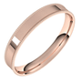 Rose-Gold-3mm-Flat-Comfort-Fit-Milgrain-Edge-Wedding-Band-Side-View2