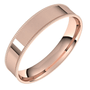 Rose-Gold-4mm-Flat-Comfort-Fit-Milgrain-Edge-Wedding-Band-Side-View2