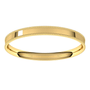 Yellow-Gold-2.5mm-Flat-Comfort-Fit-Milgrain-Edge-Wedding-Band-Horizontal-View