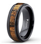 Hawaii-Koa-Wood-Inlay-Milgrain-Edge-8mm-Comfort-Fit-Black-Titanium-Wedding-Band-Side-View1