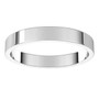 Platinum-3mm-Standard-Flat-Wedding-Band-Horizontal-View