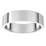 Platinum-5mm-Standard-Flat-Wedding-Band-Horizontal-View