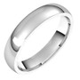 Platinum-4mm-Lightweight-Half-Round-Comfort-fit-Wedding-Band-Side-View2