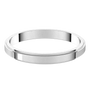 Platinum-2.5mm-Standard-Flat-with-Edge-Wedding-Band-Horizontal-View