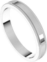 Platinum-3mm-Flat-Standard-Milgrain-Edge-Wedding-Band-Side-View2
