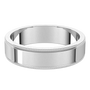 Platinum-5mm-Flat-Standard-Milgrain-Edge-Wedding-Band-Horizontal-View