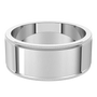 Platinum-8mm-Flat-Standard-Milgrain-Edge-Wedding-Band-Horizontal-View