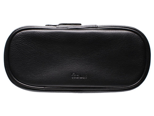 Peterson Classic 2-Pipe Zippered Leather Pouch