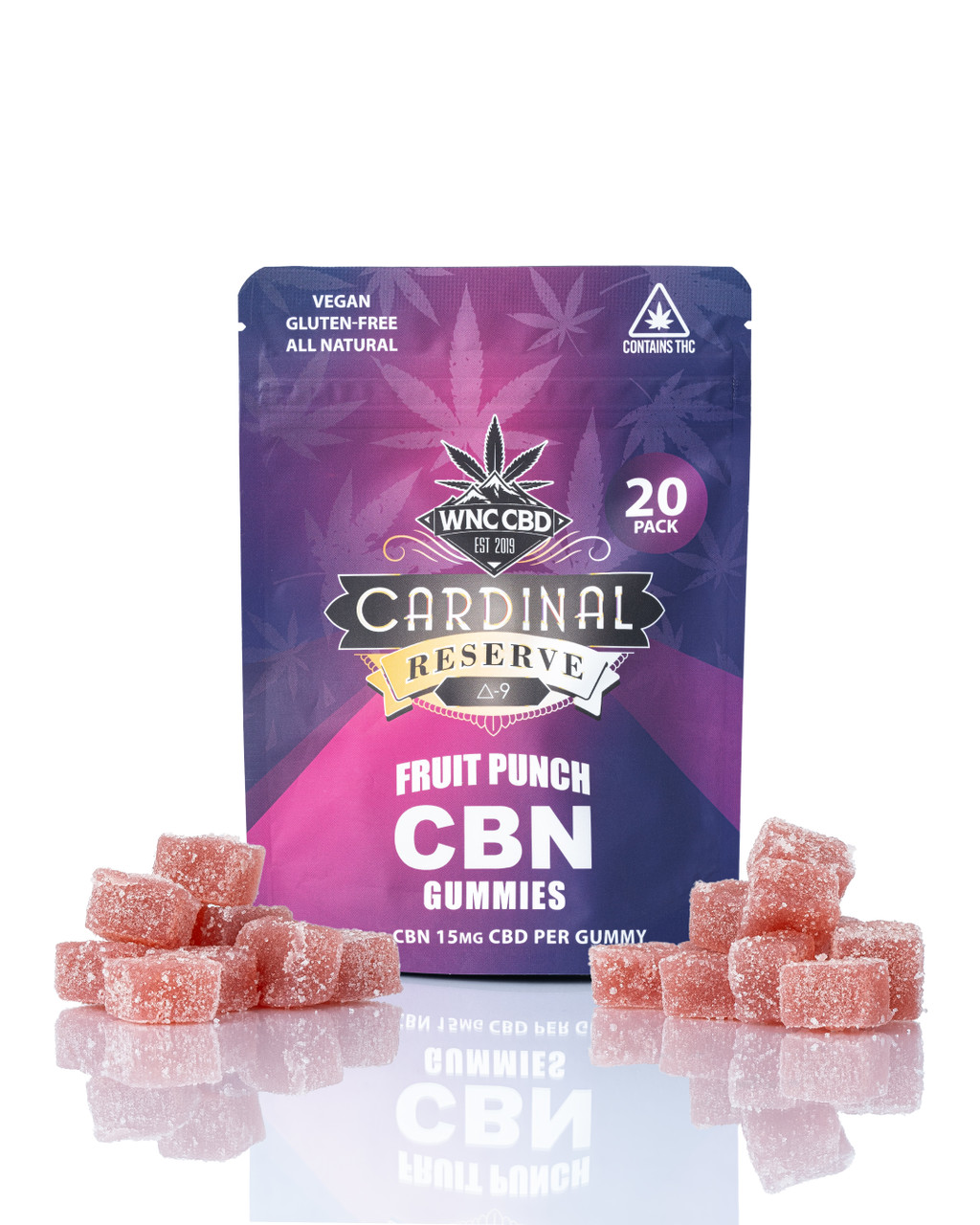CBN Fruit Punch Gummies – Vegan, Nighttime Relief | 18mg CBN