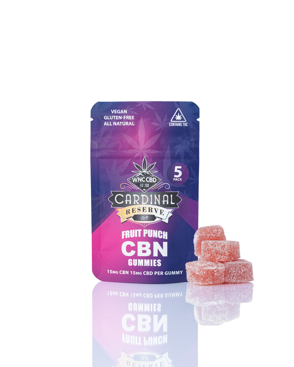 CBN Fruit Punch Gummies – Vegan, Nighttime Relief | 15mg CBN +