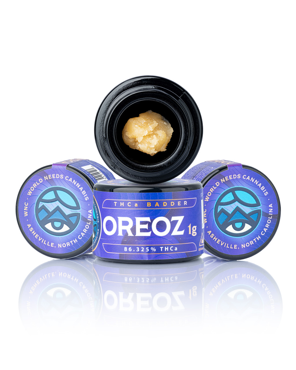 Oreoz Badder – 86.325% THCa | Dessert-Flavored Hybrid Dab | WNC CBD