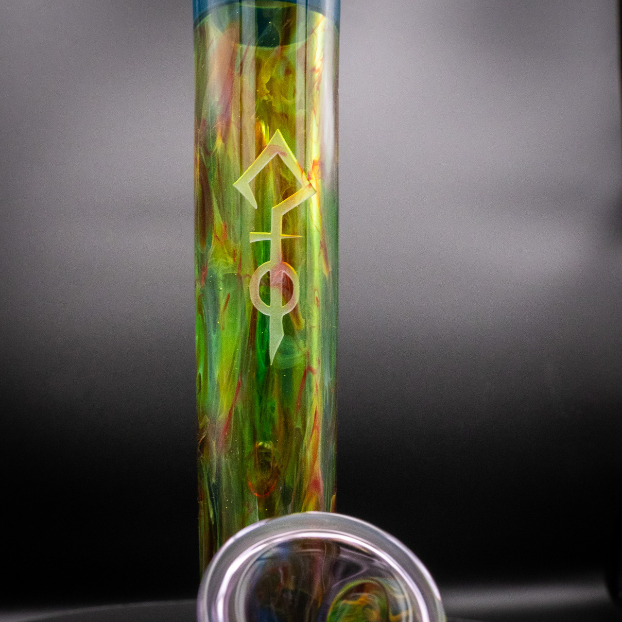 Etherius Green Loki Bong – JDZ Glass Art | WNC CBD