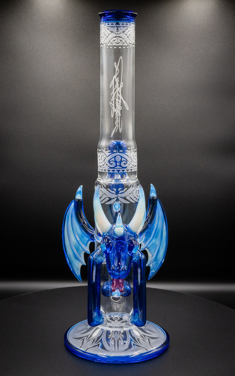 Blue Dragon Tube – Scoz x Subliminal Glass | WNC CBD