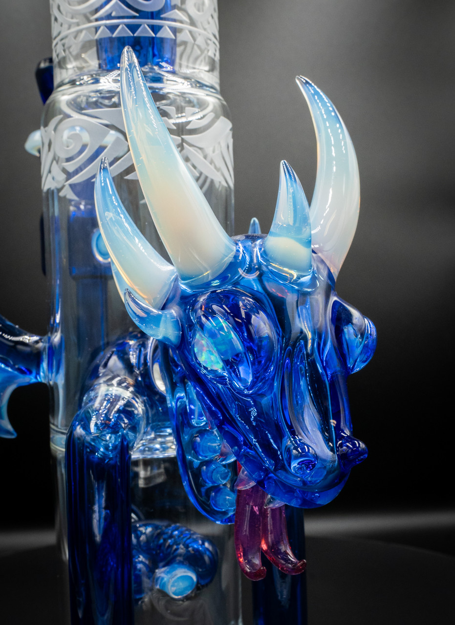 Blue Dragon Tube – Scoz x Subliminal Glass | WNC CBD