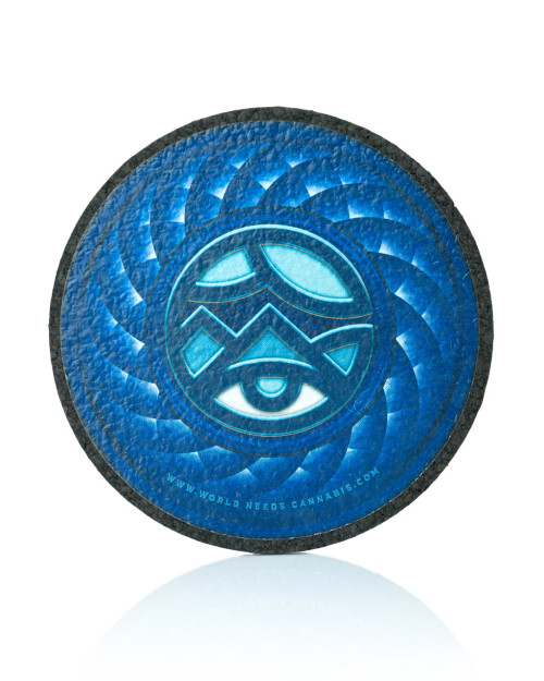 Blue Vortex Dab Mat