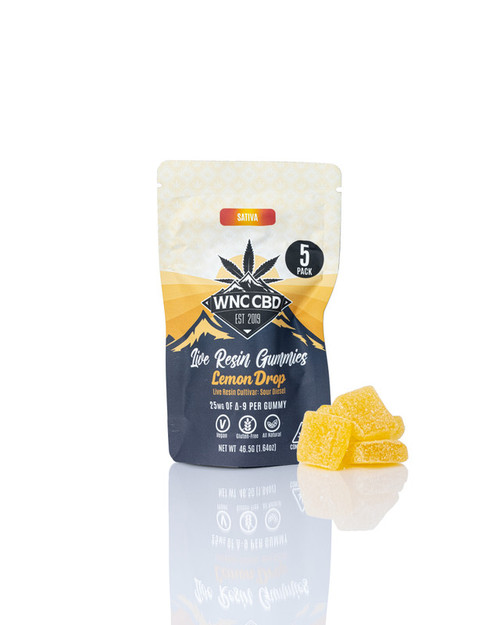 Lemon Drop Live Resin Gummies