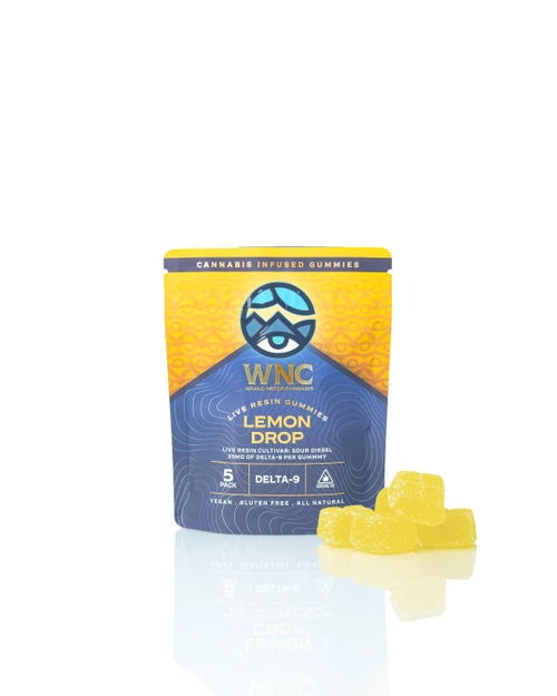 Lemon Drop Live Resin Gummies