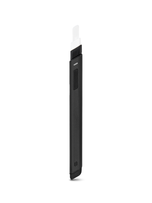 Puffco Hot Knife – heated dab tool with sleek black design and white ceramic tip.