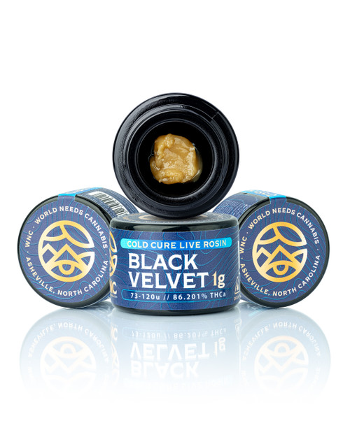 Black Velvet Cold Cure Live Rosin (86.201% THCa)