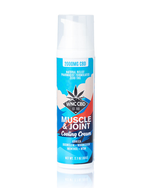 WNC CBD Muscle & Joint Cooling Cream 2000mg CBD