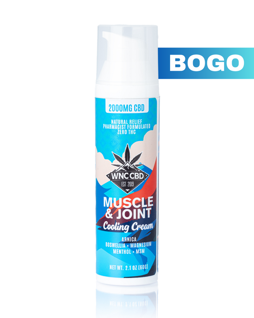 WNC CBD Muscle + Joint Recovery Topical 2000mg CBD Cream