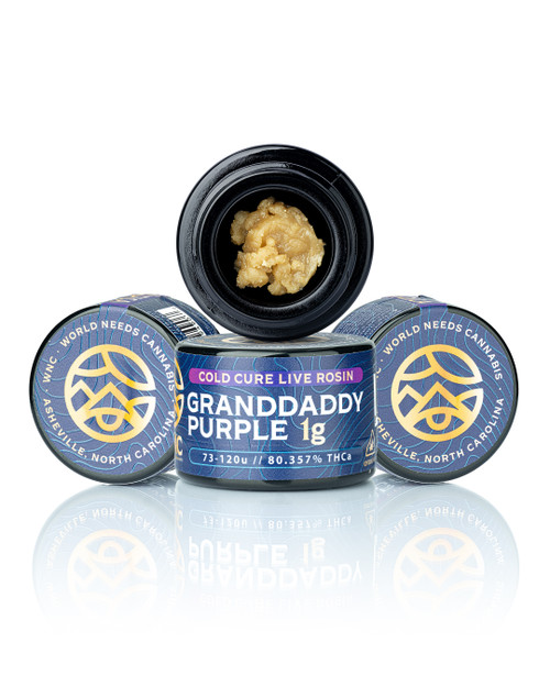 Granddaddy Purple Cold Cure Live Rosin (80.356% THCa)