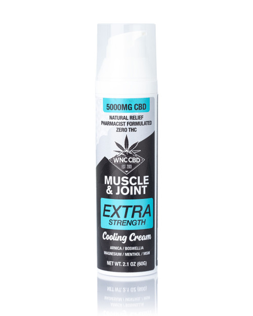 WNC CBD Extra Strength Muscle + Joint Recovery Topical 5000mg CBD Cream