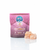 WNC's Pink Lemonade Deep Space Gummies in a pink 5 count bag, with pink square gummies piled on the side