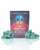 WNC's Blue Raspberry Slushy Deep Space Gummies in a purple 20 count bag, with blue square gummies piled on the sides