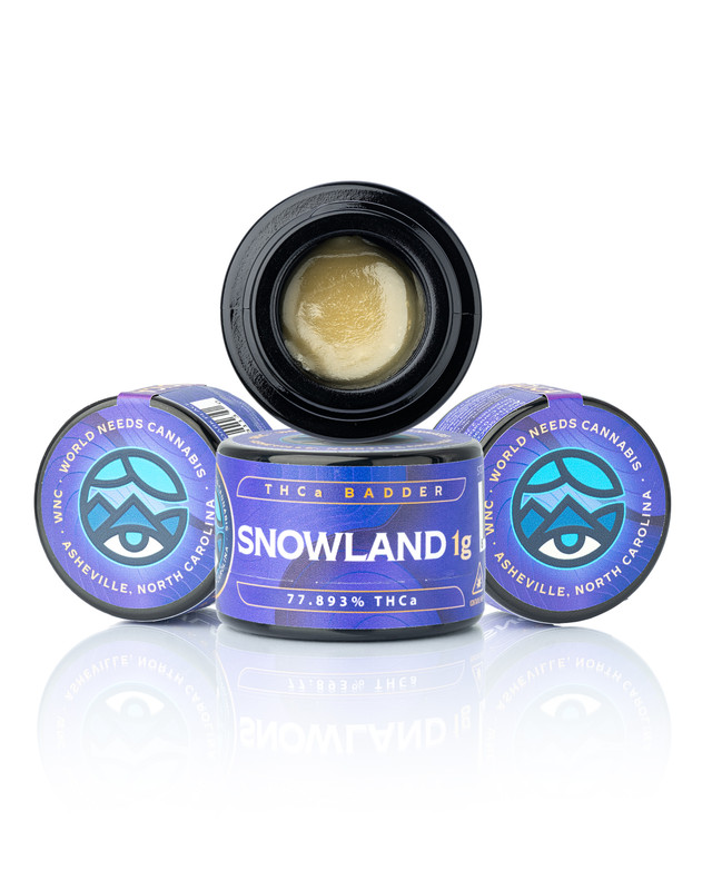 Snowland Badder (77.893% THCa) THCA flower — WNC CBD